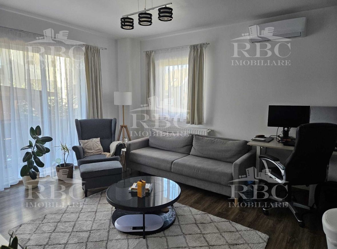 Apartament cu 2 camere cu gradina 44 mp in Buna Ziua